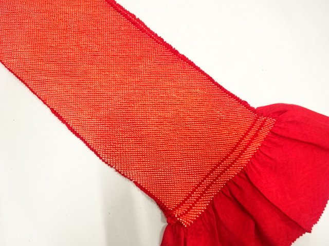 正絹　絞り　振袖用帯揚げ